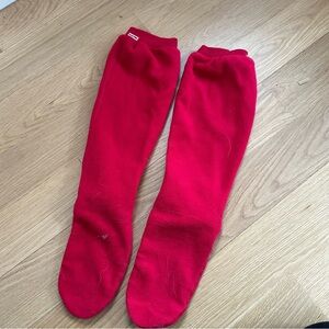 Hunter Red Crew Length Socks